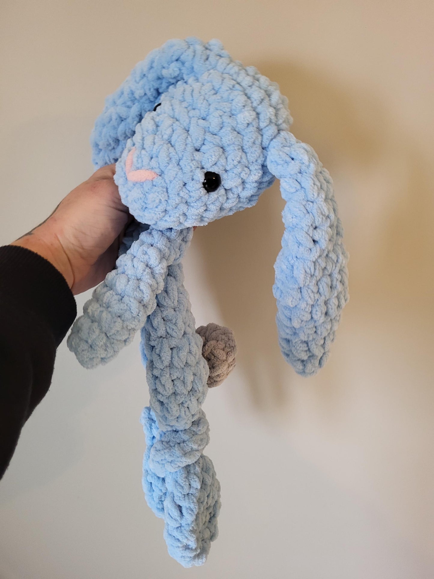 Bunny Rabbit Comforter Snuggle Buddy Blankie Toy