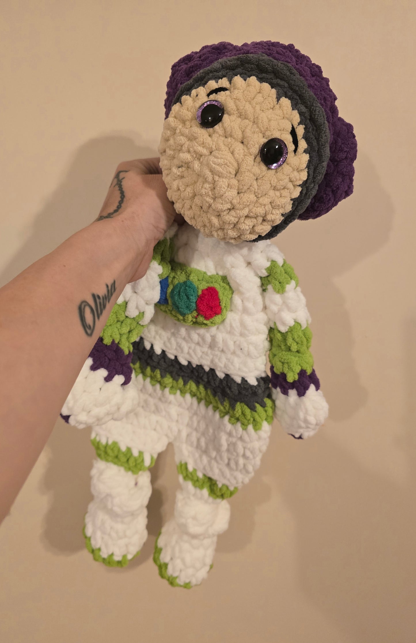 Buzz Lightyear Toy story Inspired Snuggler cuddle Buddy blankie