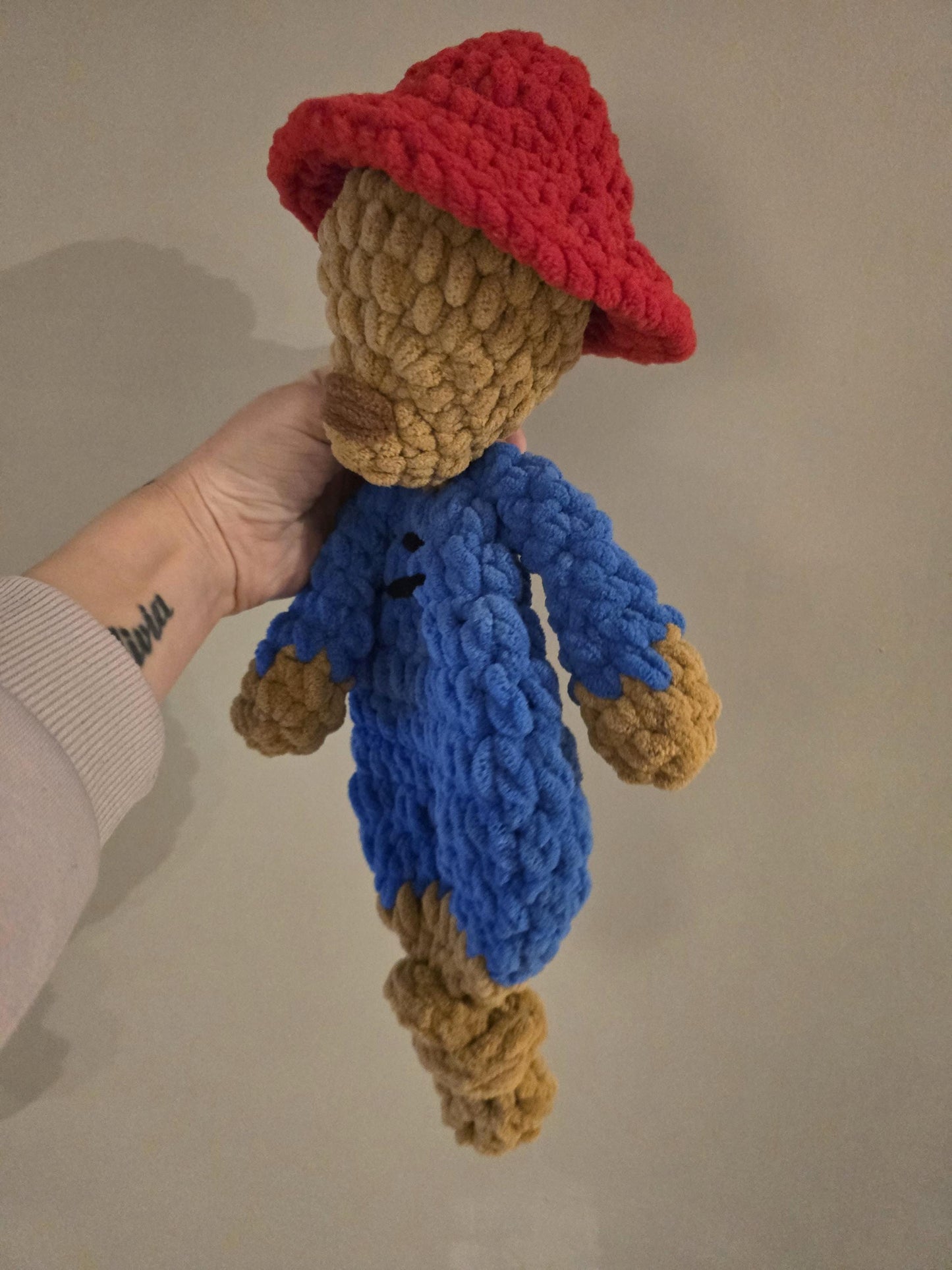 Paddington Bear Comforter Snuggle Buddy Blankie Minimalist