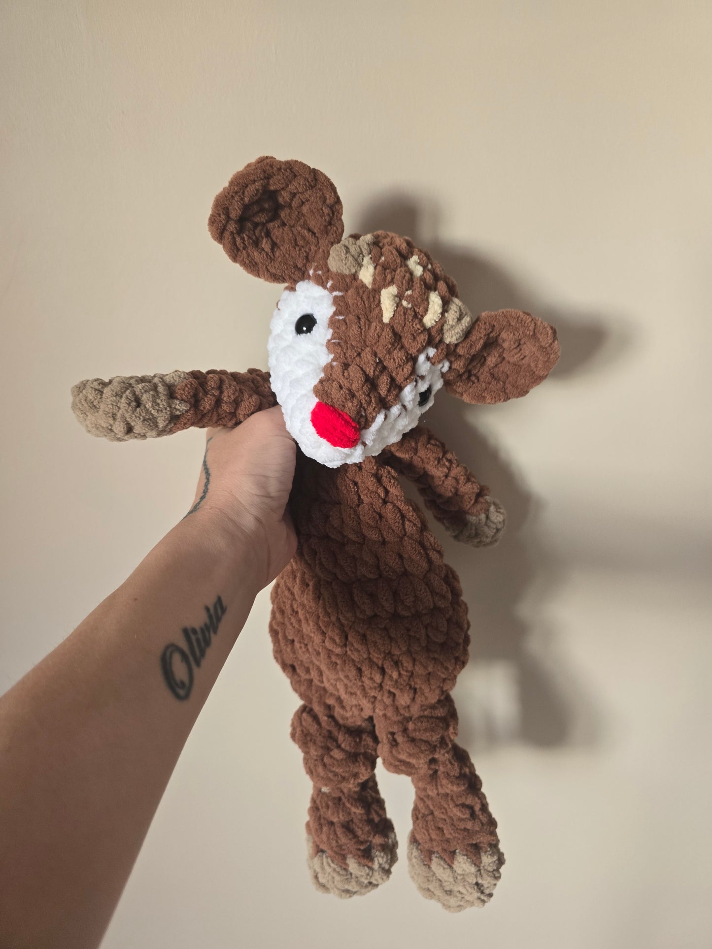 Reindeer Deer Comforter Snuggle Buddy