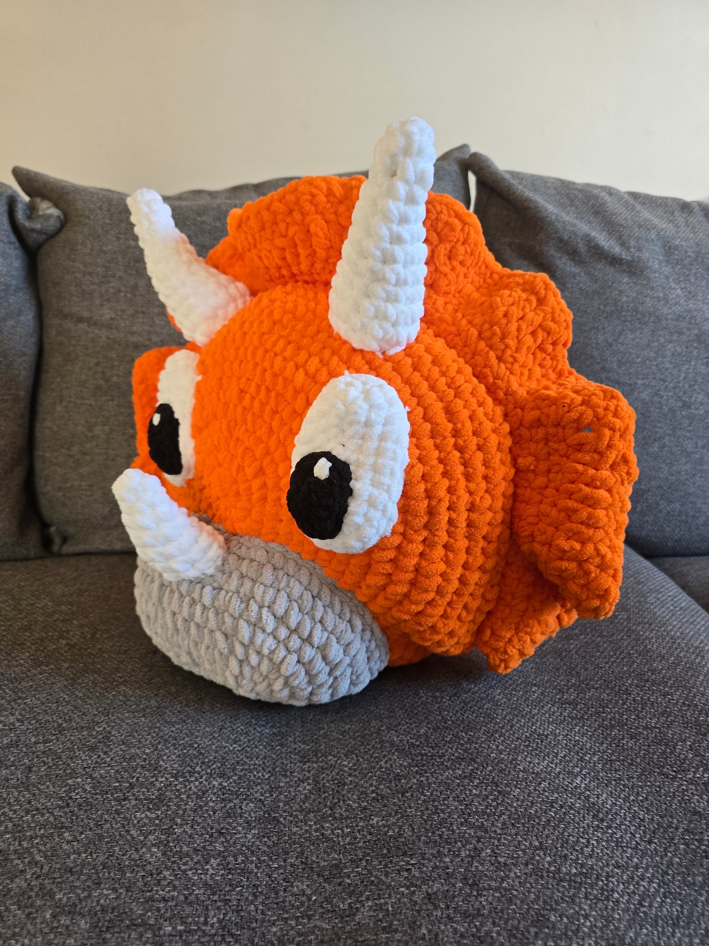 Triceratops Dinosaur Pillow