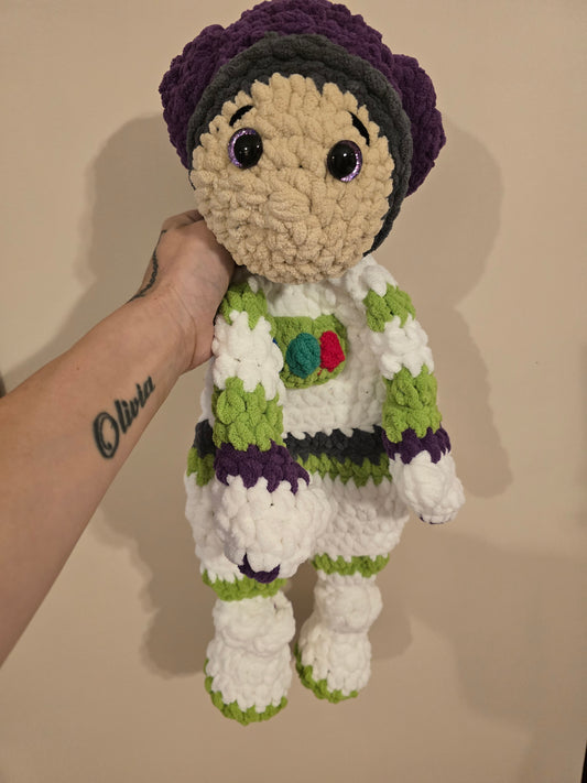 Buzz Lightyear Toy story Inspired Snuggler cuddle Buddy blankie