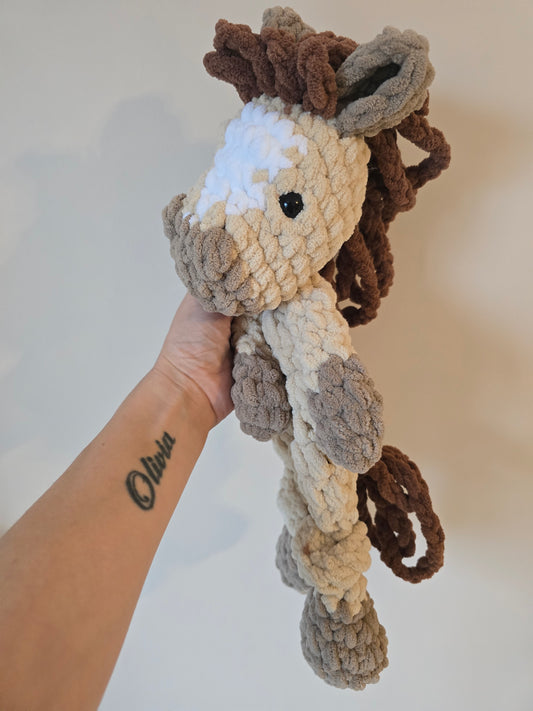 Pony Horse Comforter Snuggle Buddy Blankie Lovey