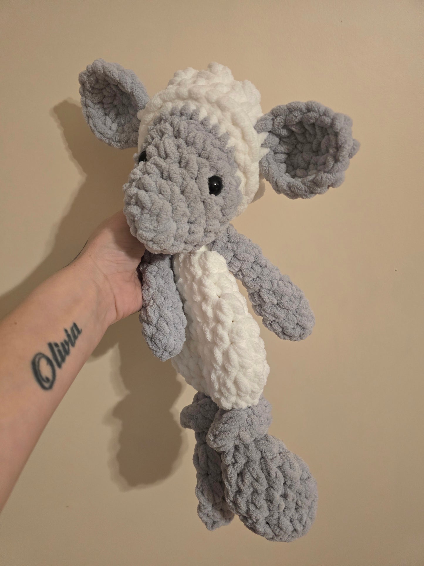 Letti Lamb Comforter Snuggle Buddy handmade super soft snuggler
