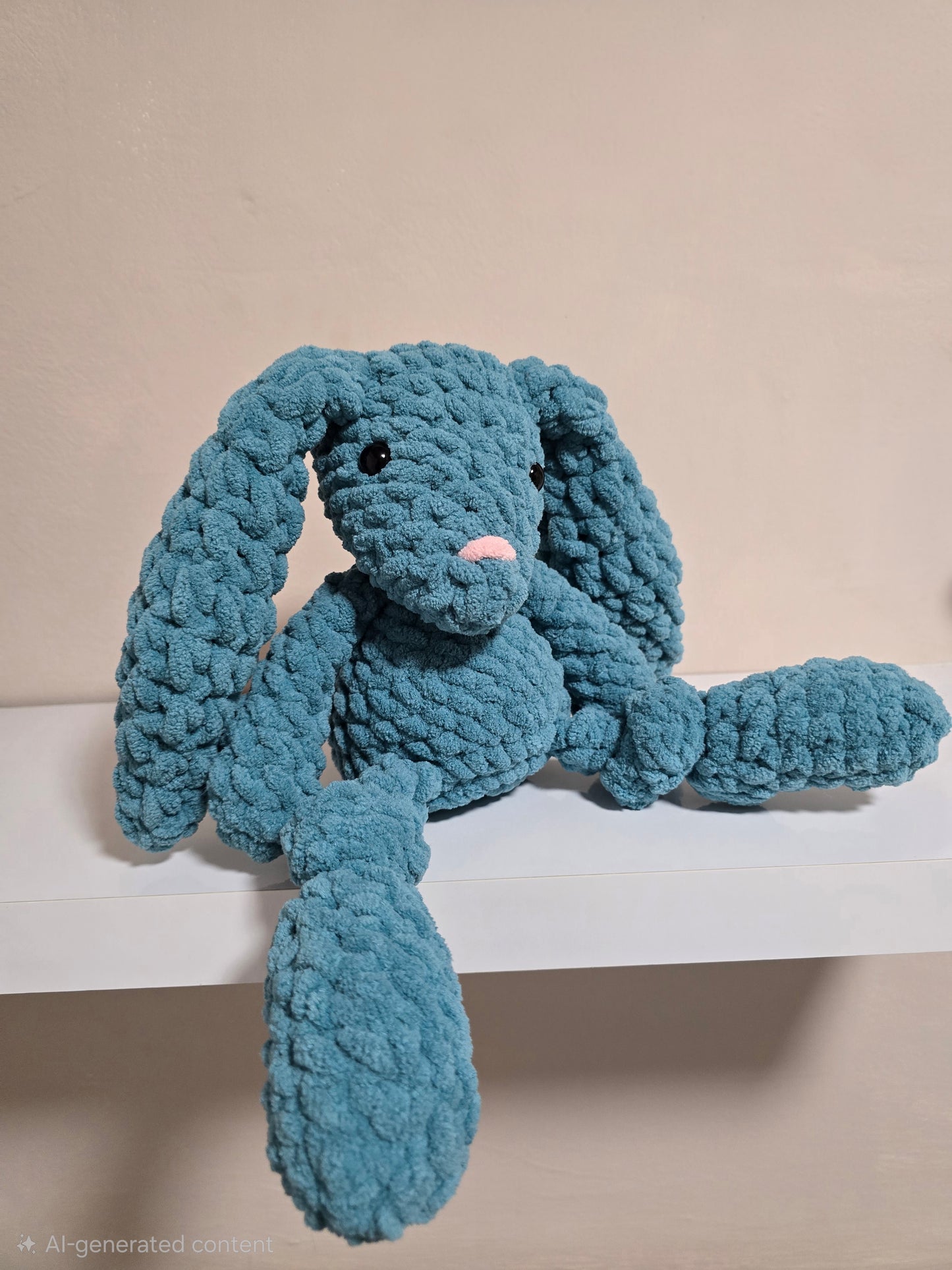 Bunny Plush Blue Lagoon