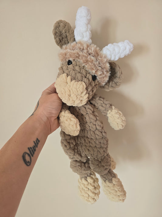 Highland Cow Comforter Snuggle Buddy snuggler
