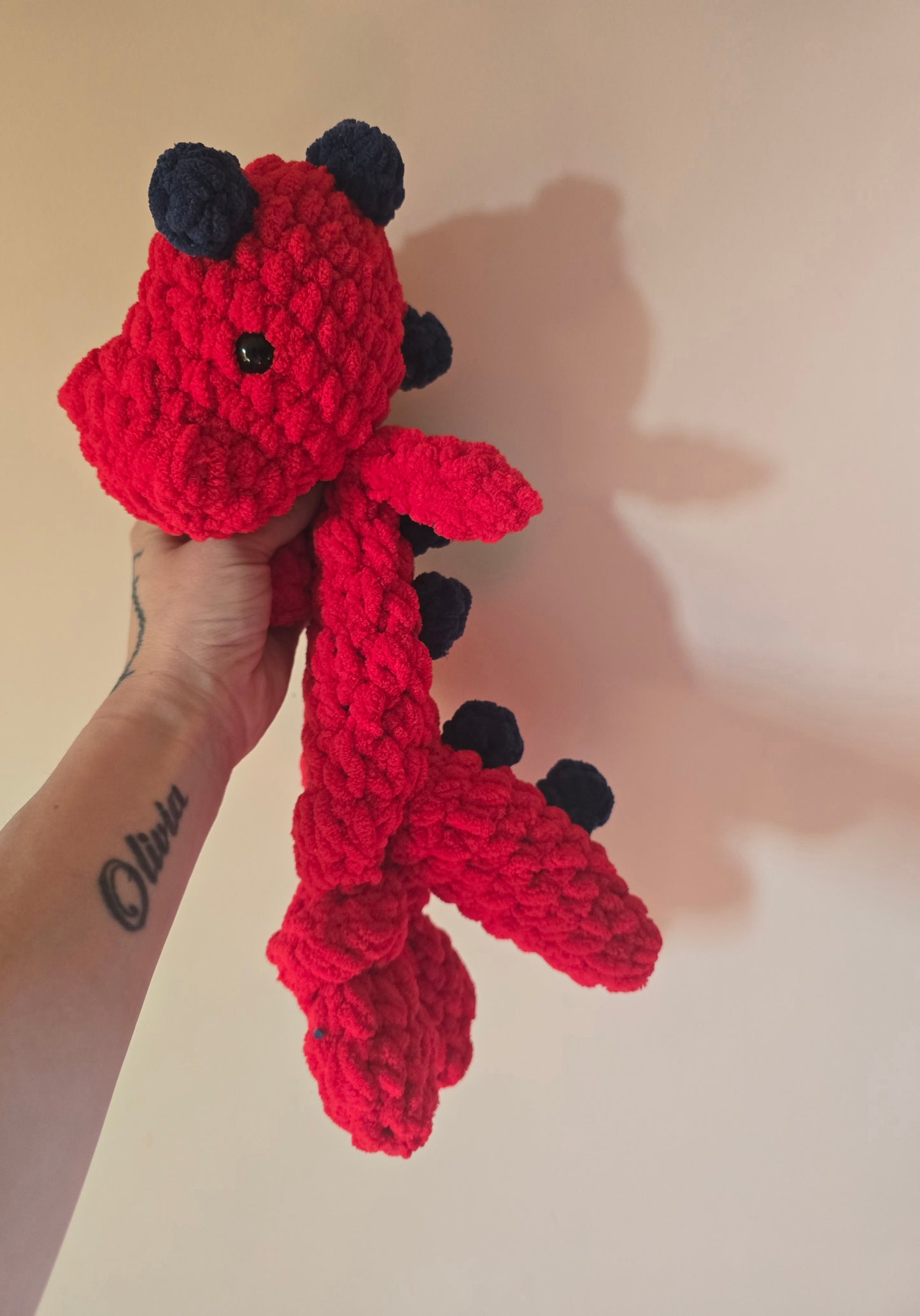 Dinosaur  Comforter Snuggler Buddy Blankie Lovey Cuddle Toy