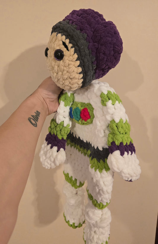 Buzz Lightyear Toy story Inspired Snuggler cuddle Buddy blankie