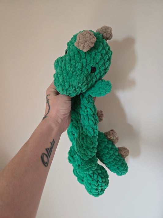 Dinosaur  Comforter Snuggler Buddy Blankie Lovey Cuddle Toy