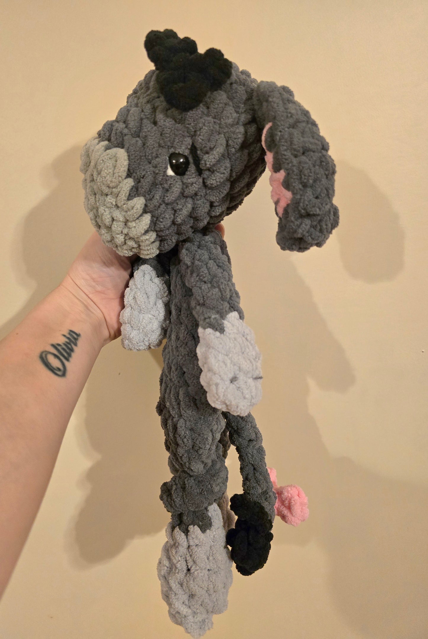 Eeyore Inspired Donkey Snuggler