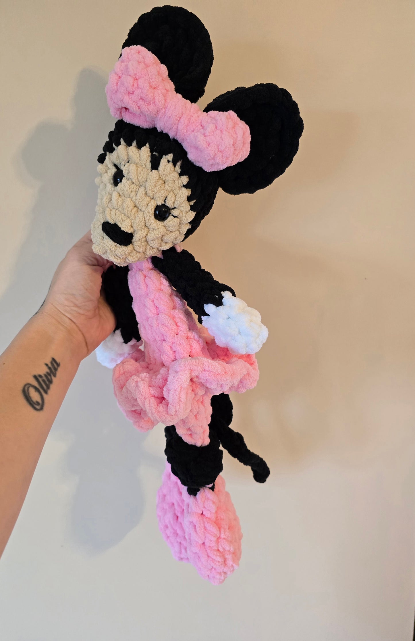 Minnie Mouse Inspired Snuggler Blankie