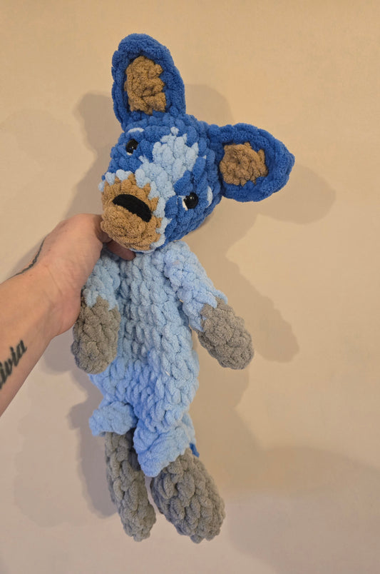 Blue Dog snuggler lovey