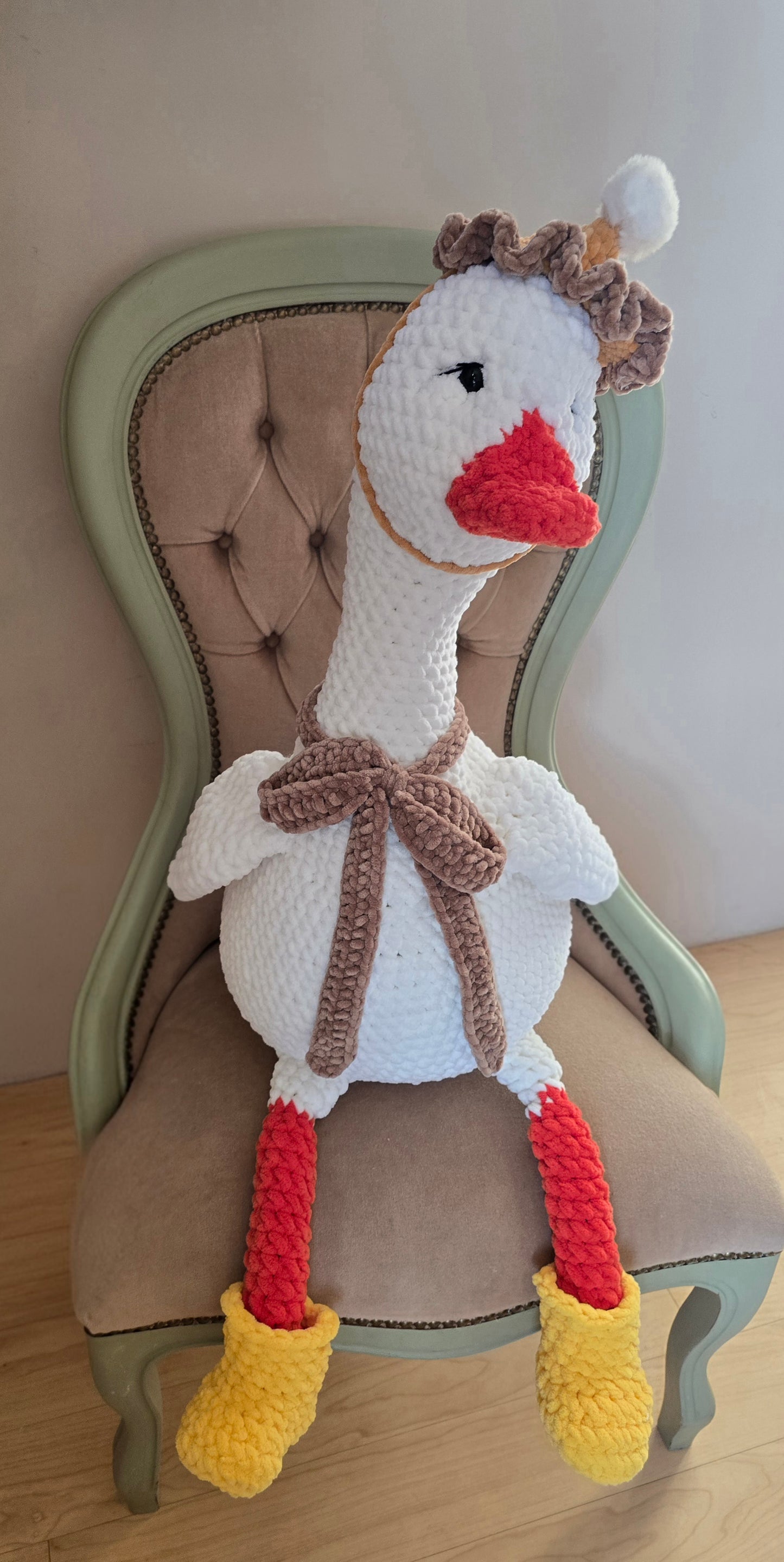 Jumbo Dress-up Goose Plushie