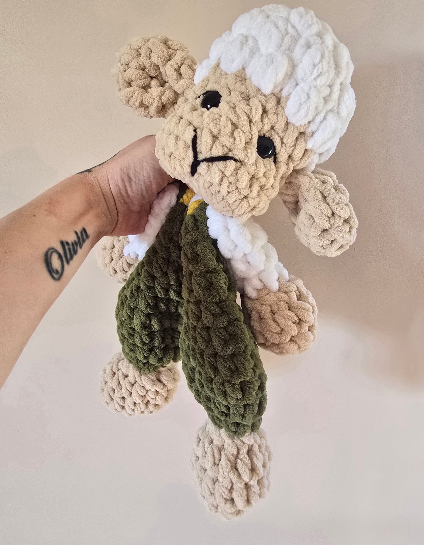 Green Lola Lamb Comforter